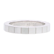 18K Cartier Lanieres戒指 #49 白K金