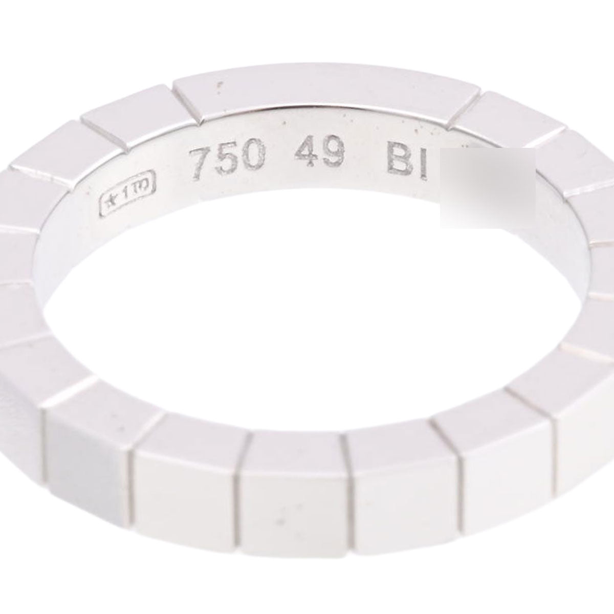 18K Cartier Lanieres戒指 #49 白K金