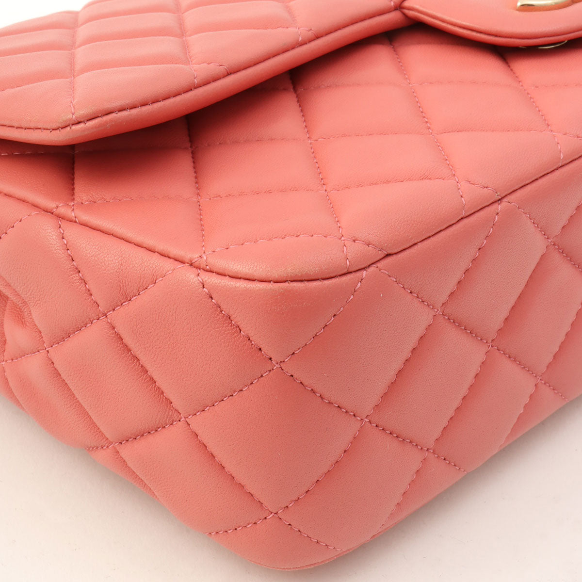 2014年頃製 バレンタイン限定クラシックフラップチェーンバッグ25cm ピンク