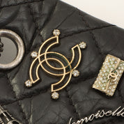 Around 2012 Made Icon 2.55 Chain Shoulder Bag Black