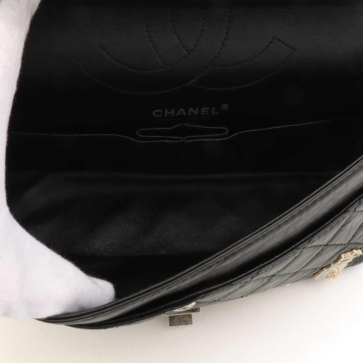 Around 2012 Made Icon 2.55 Chain Shoulder Bag Black