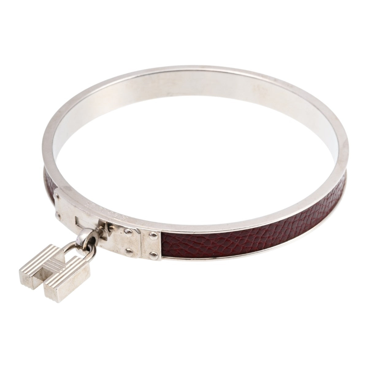 Kelly Bangle Silver/Brown