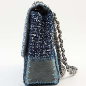 Circa 2014 Patchwork CC Turnlock Chain Bag 30cm Blue/Multicolor