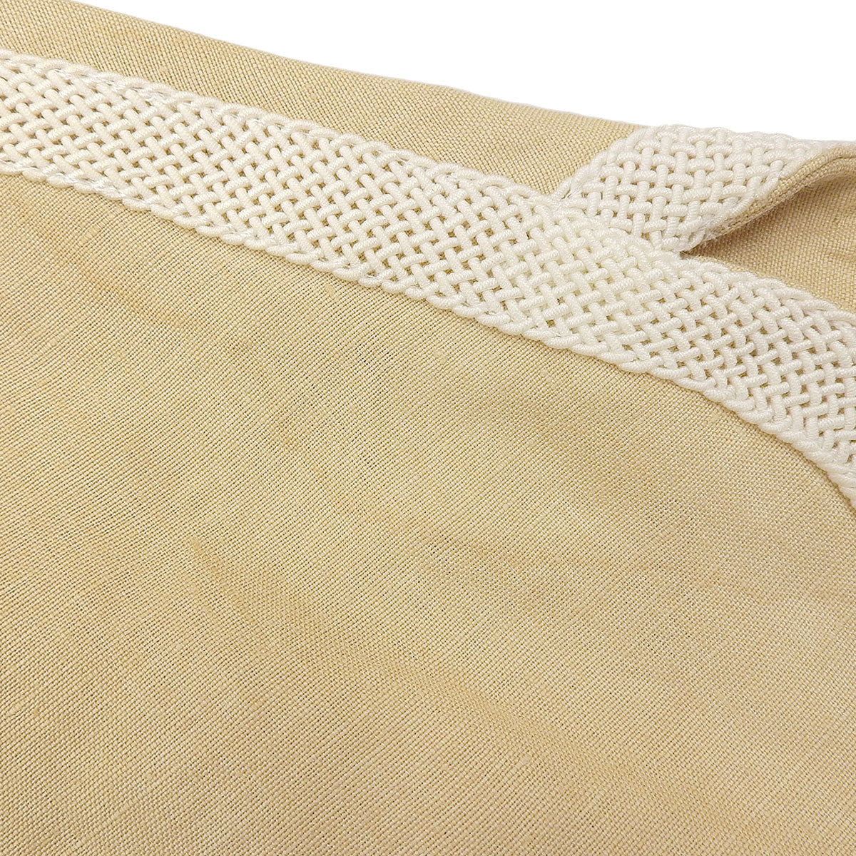 Linen CC Mark Button Jacket Ivory/White