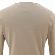 マカダムスタッズ長袖Tシャツ #M ベージュ