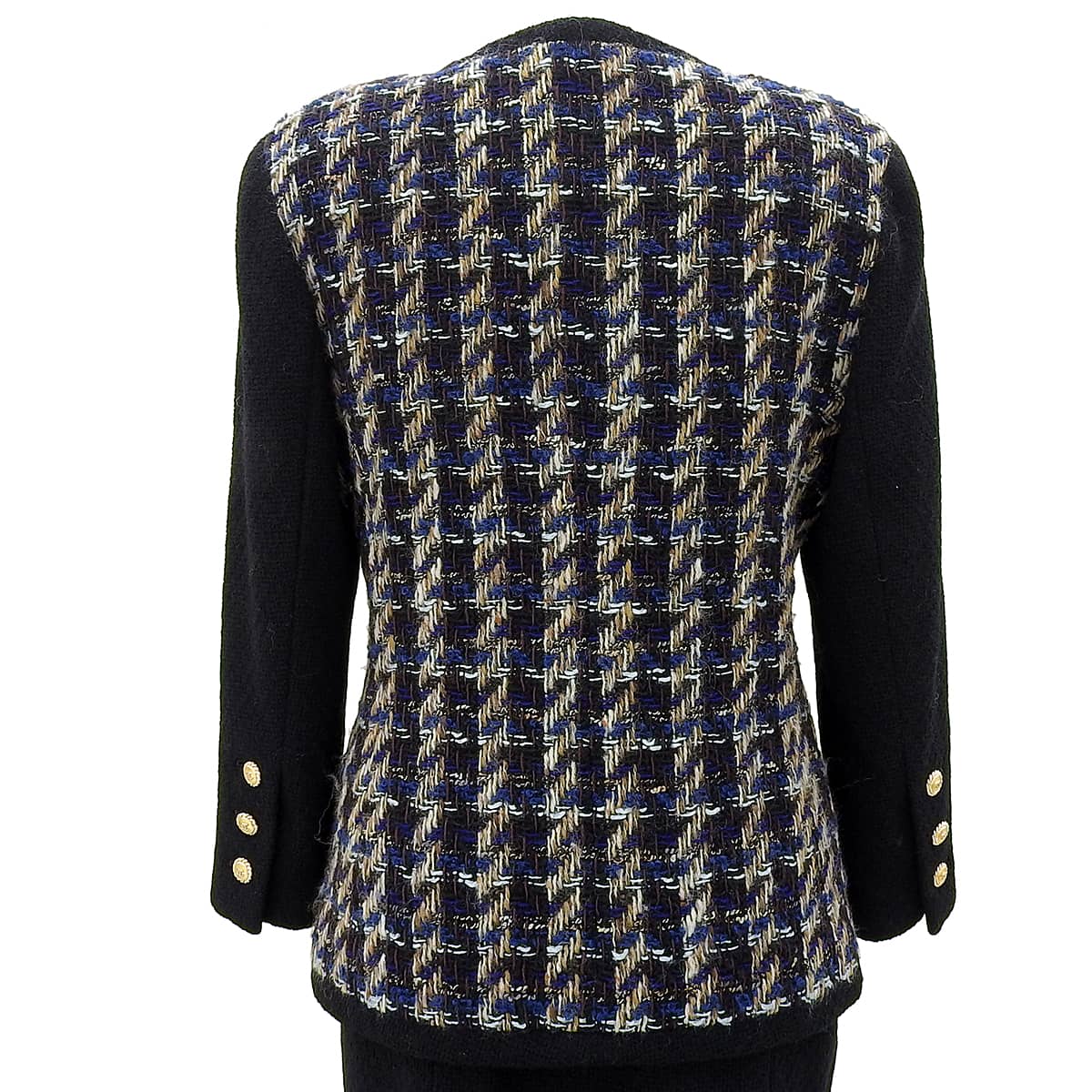Tweed CC Mark Button Set-up #38 Black/Multi