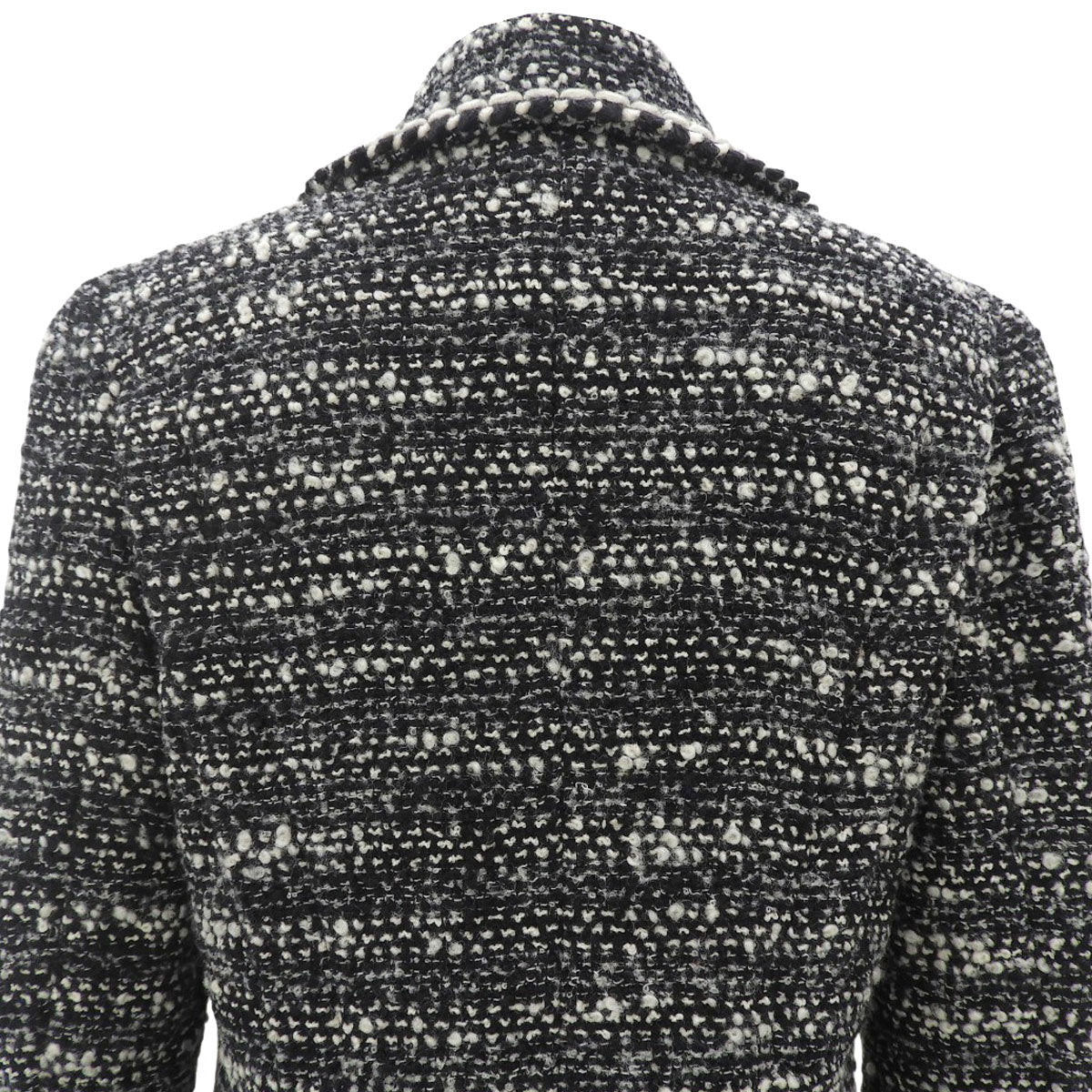 1994 Tweed CC Mark Button Jacket #38 Black/White