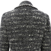 1994 Tweed CC Mark Button Jacket #38 Black/White