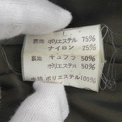 ロゴボタンモッズコート #L カーキ