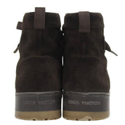 2003 Suede Logo Lace-up Short Boots #8 Brown