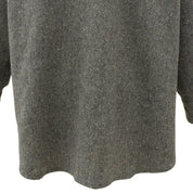 ロゴボタンエルボーパッチデザインシャツ #LY グレー