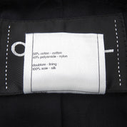 Tweed CC Mark Button Jacket - Navy/Black