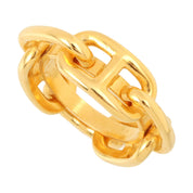Chaine d'Ancre Scarf Ring Gold