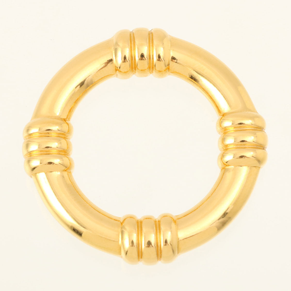 Bouquet Scarf Ring - Gold