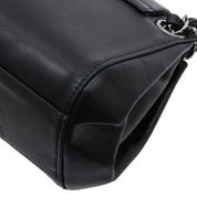 Mademoiselle Stitch CC Mark Chain Shoulder Bag, Black, manufactured around 2001