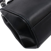 Mademoiselle Stitch CC Mark Chain Shoulder Bag, Black, manufactured around 2001