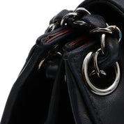 Mademoiselle Stitch CC Mark Chain Shoulder Bag, Black, manufactured around 2001