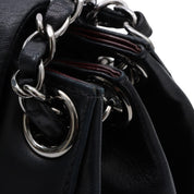 Mademoiselle Stitch CC Mark Chain Shoulder Bag, Black, manufactured around 2001