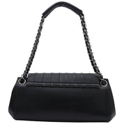 Mademoiselle Stitch CC Mark Chain Shoulder Bag, Black, manufactured around 2001