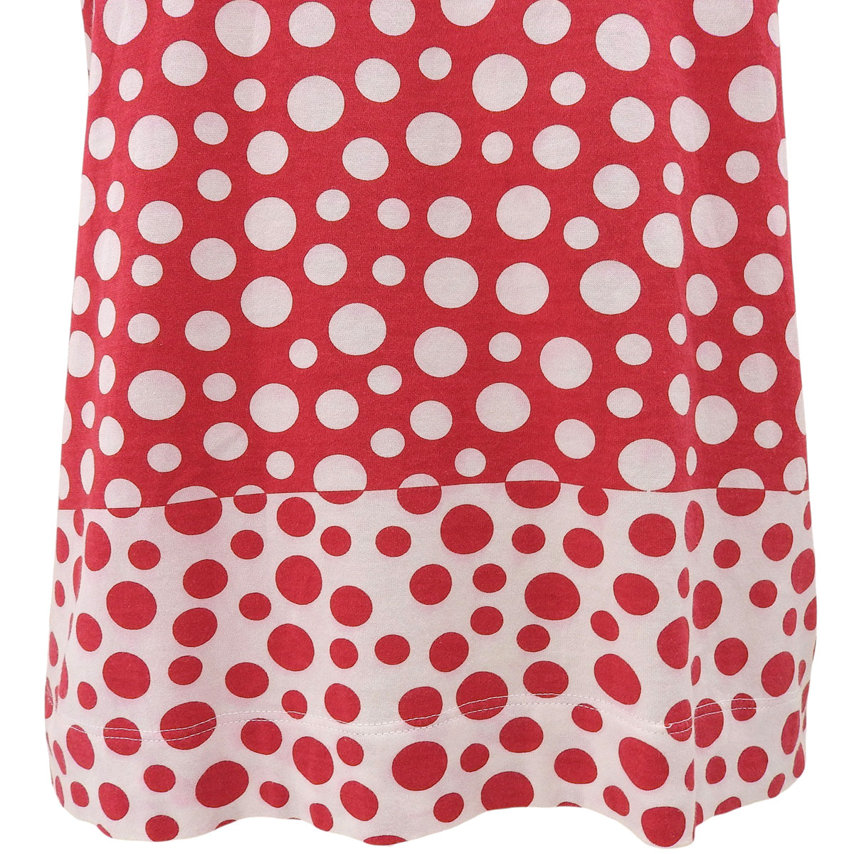 Yayoi Kusama Collaboration Dot Pattern T-Shirt #S Red/White/Blue