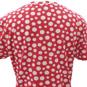 Yayoi Kusama Collaboration Dot Pattern T-Shirt #S Red/White/Blue
