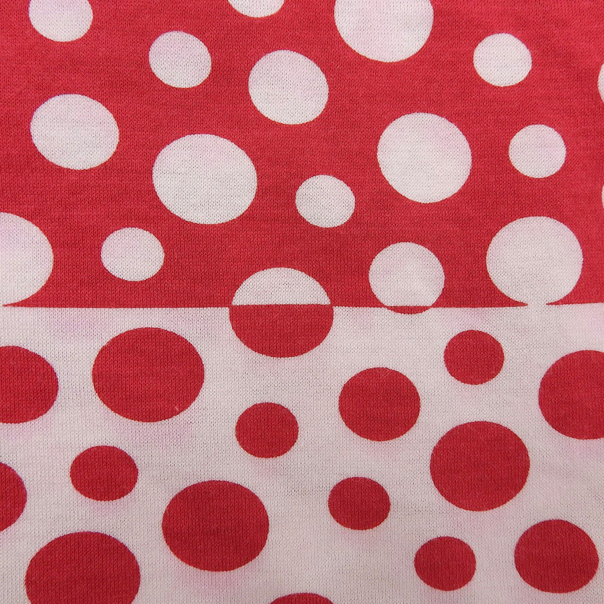 Yayoi Kusama Collaboration Dot Pattern T-Shirt #S Red/White/Blue