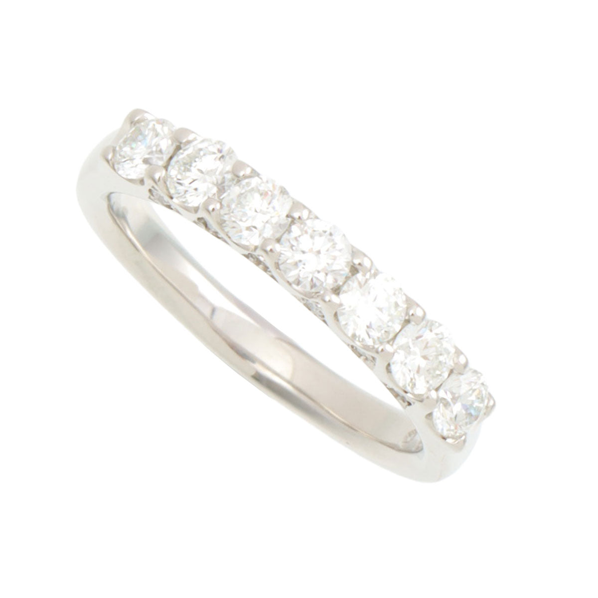 PT950 Diamond Ring #55 Silver