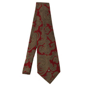 Paisley Pattern Tie - Bordeaux