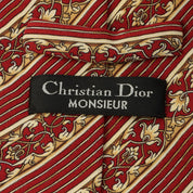 Design Pattern Tie Red