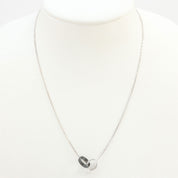 18K Diamond Baby Love Necklace White Gold/Black