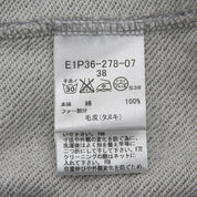 Embroidered Logo One-Piece Hoodie #38 Gray