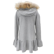 Embroidered Logo One-Piece Hoodie #38 Gray