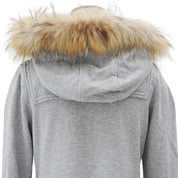Embroidered Logo One-Piece Hoodie #38 Gray