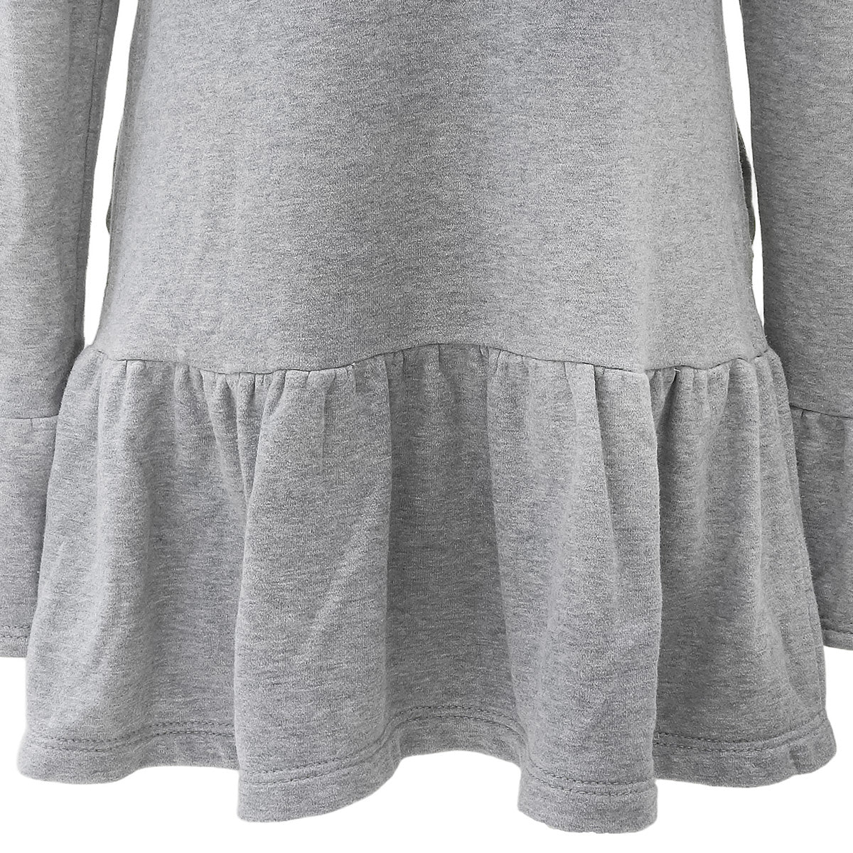 Embroidered Logo One-Piece Hoodie #38 Gray