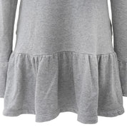 Embroidered Logo One-Piece Hoodie #38 Gray