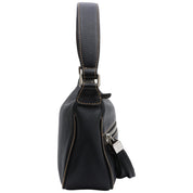 Chanel Caviar Skin Logo Embossed Tassel Shoulder Bag Black, circa 2001