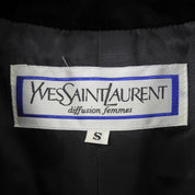 Wool Coat #S Black