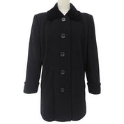 Wool Coat #S Black
