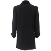 Wool Coat #S Black