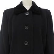 Wool Coat #S Black