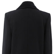 Wool Coat #S Black