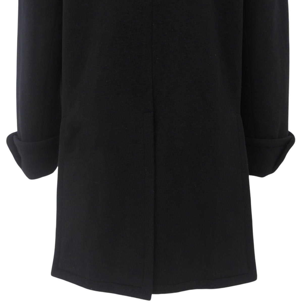 Wool Coat #S Black