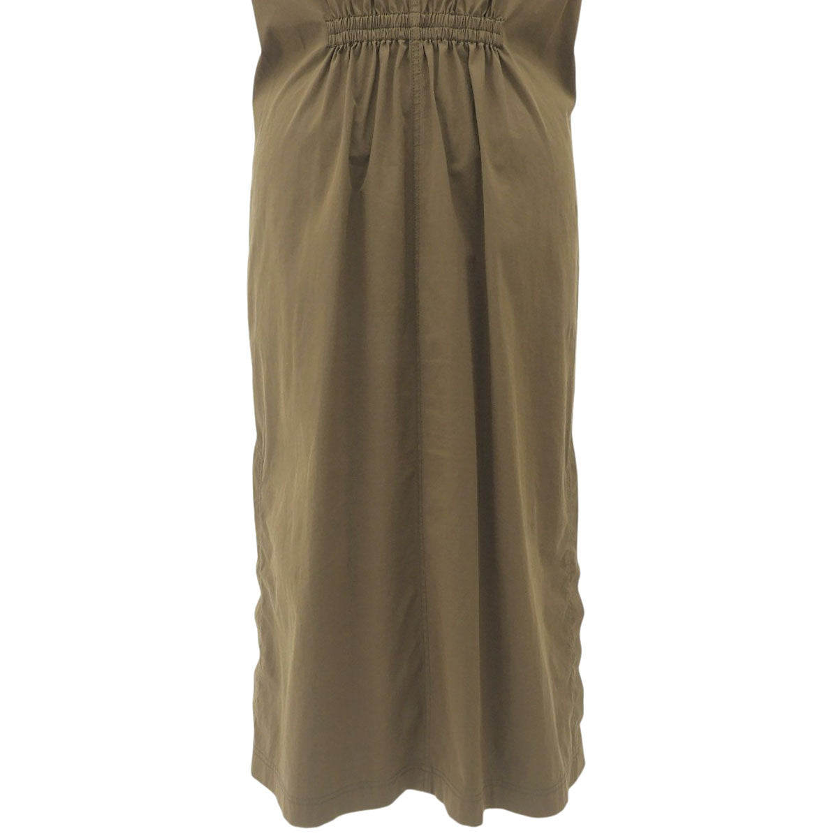 Cotton Puff Sleeve Dress #46 Brown