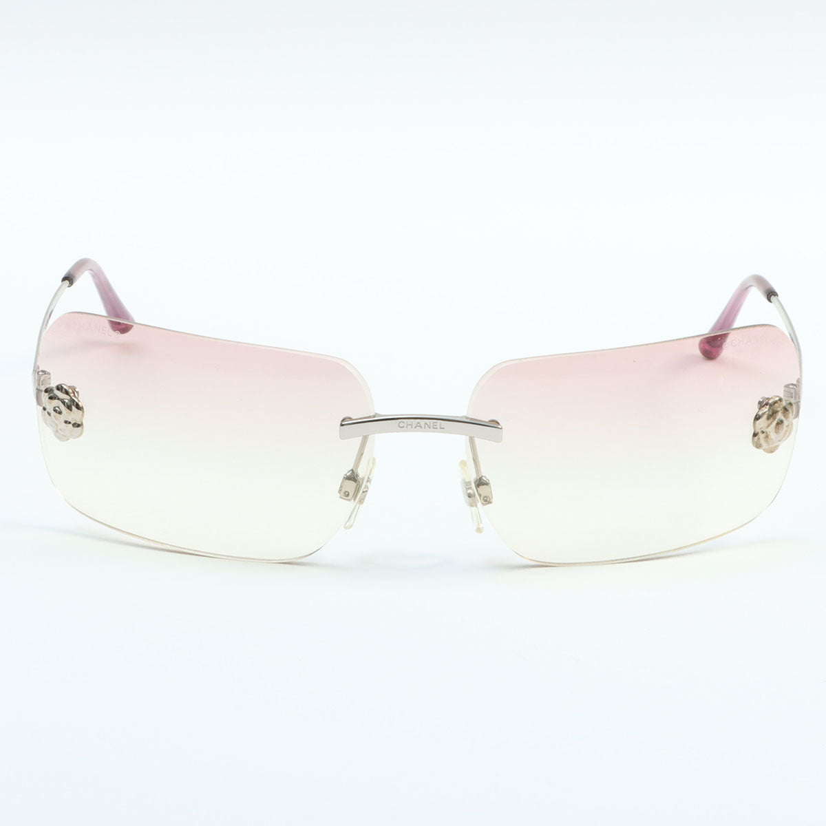 Camellia Rimless Sunglasses Purple