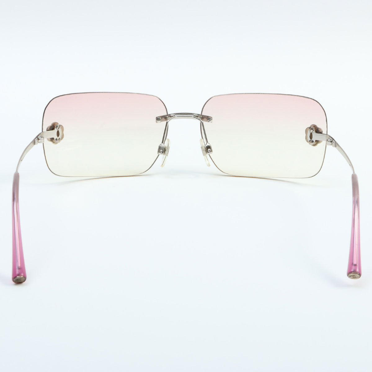 Camellia Rimless Sunglasses Purple