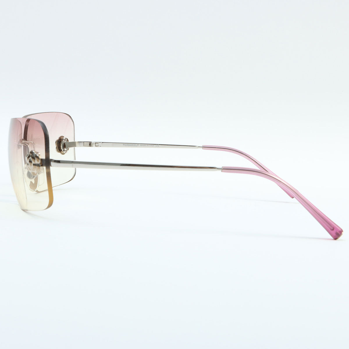 Camellia Rimless Sunglasses Purple