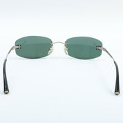 CC Mark Rimless Sunglasses Black