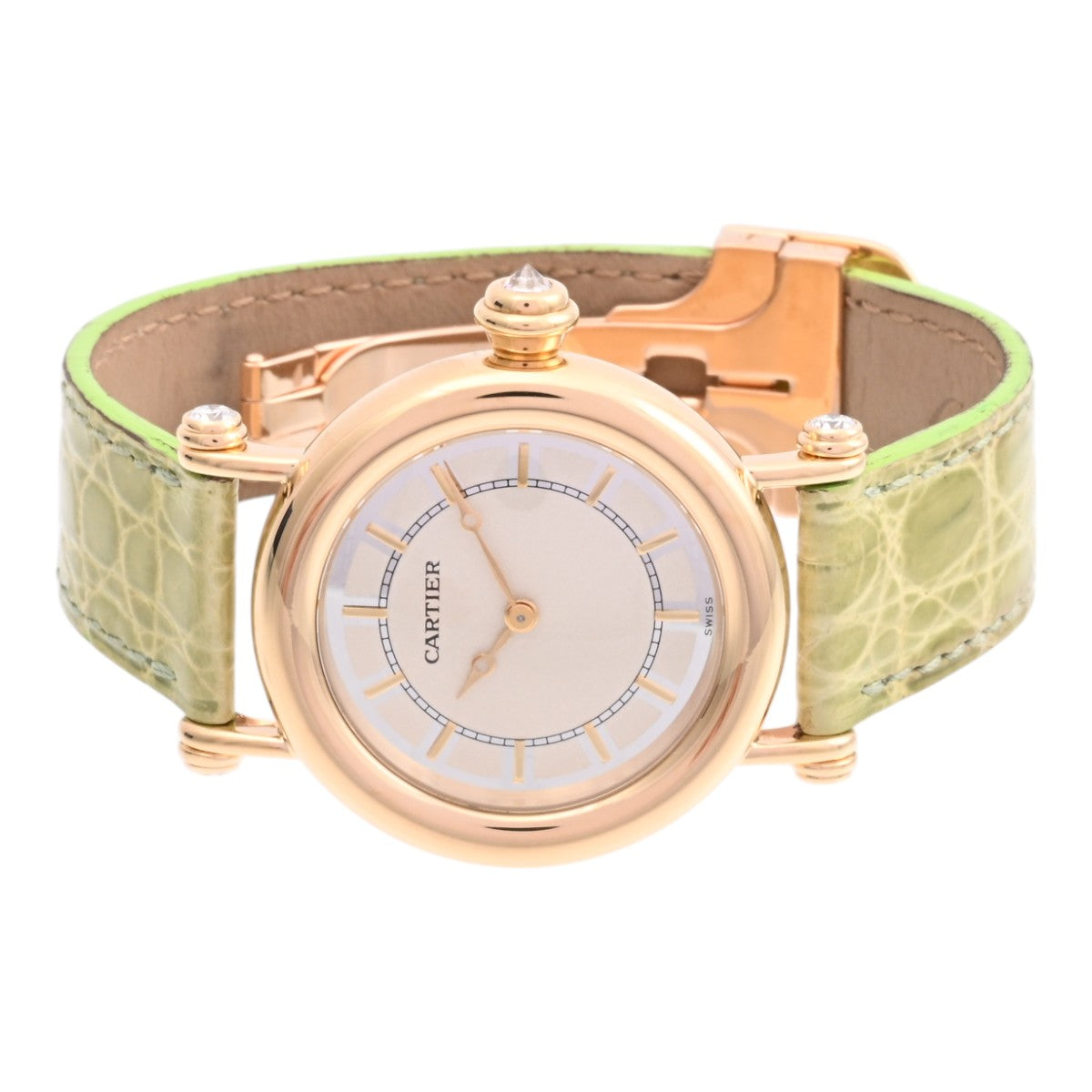 18K Diamond Diabolo LM WG102551 Manual Winding Ivory