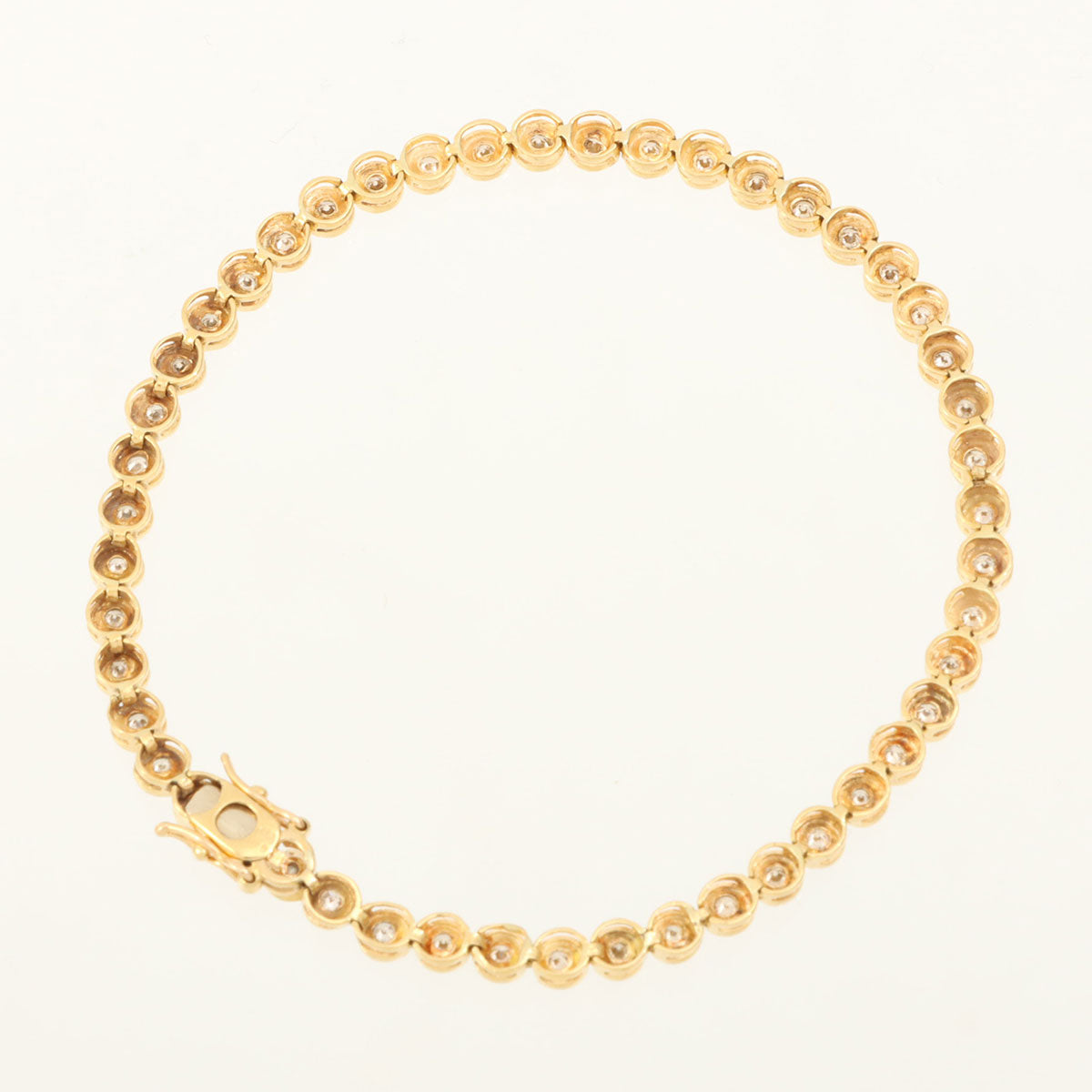 18K Gold Tennis Bracelet