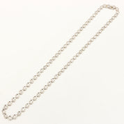 Platinum Diamond Tennis Necklace Silver